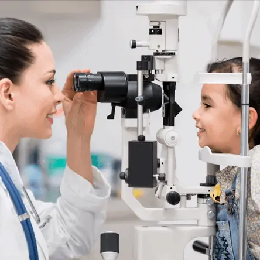 pediatric eye exam in Becker